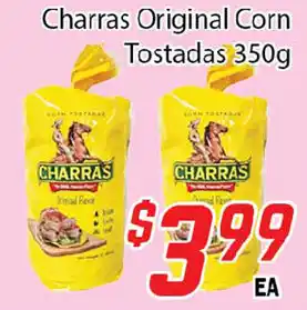 Charras Original Corn Tostadas 350g