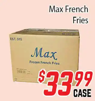 Fresh Value Max French Fries offer