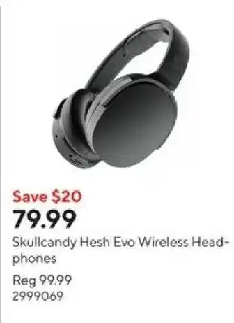 Staples Skullcandy Hesh Evo Wireless Headphones offer