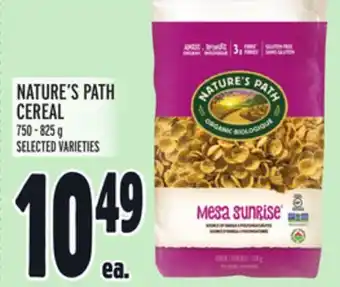 Metro NATURE'S PATH CEREAL offer