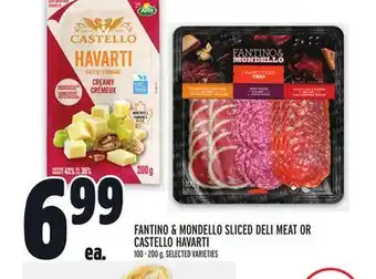 Metro FANTINO & MONDELLO SLICED DELI MEAT OR CASTELLO HAVARTI offer
