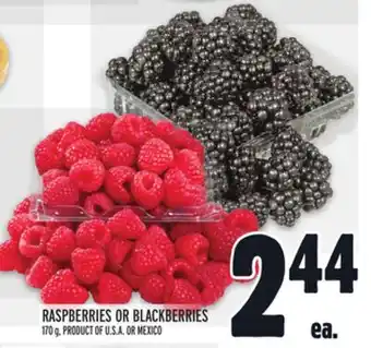 Metro RASPBERRIES OR BLACKBERRIES offer