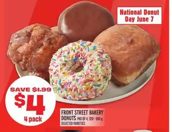 Metro FRONT STREET BAKERY DONUTS offer