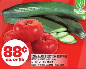 Metro EXTRA LARGE BEEFSTEAK TOMATOES offer