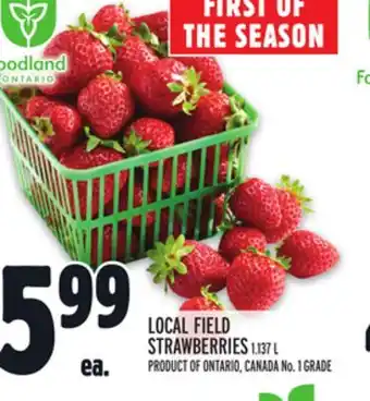 Metro LOCAL FIELD STRAWBERRIES offer