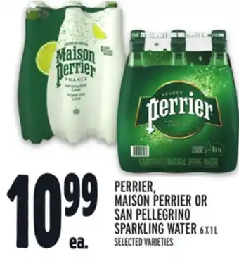 Metro PERRIER, MAISON PERRIER OR SAN PELLEGRINO SPARKLING WATER offer