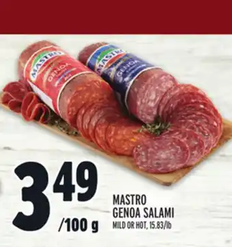 Metro MASTRO GENOA SALAMI offer