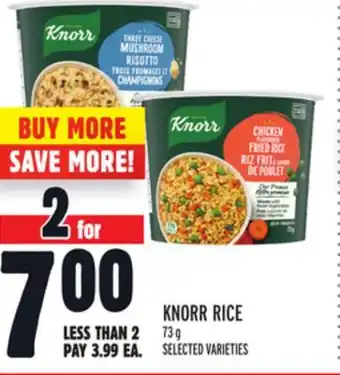 Metro KNORR RICE offer