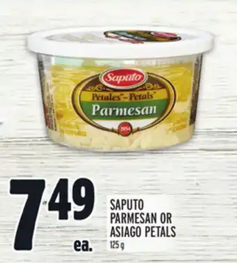 Metro SAPUTO PARMESAN OR ASIAGO PETALS offer