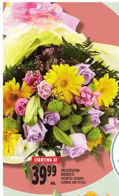 Metro PRESENTATION BOUQUETS offer