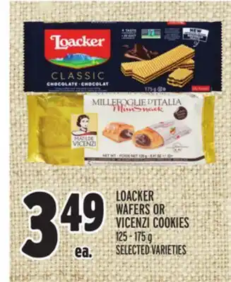 Metro LOACKER WAFERS OR VICENZI COOKIES offer