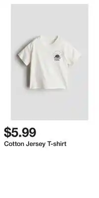 H&M Cotton Jersey T-shirt offer