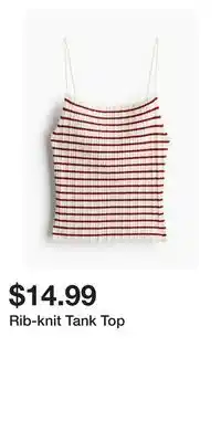 H&M Rib-knit Tank Top offer