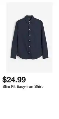 H&M Slim Fit Easy-iron Shirt offer