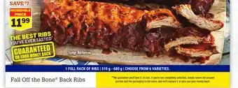 M & M Food Market Fall Off the Bone Back Ribs offer
