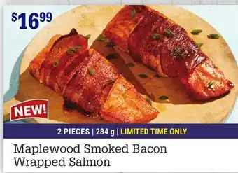 M & M Food Market Maplewood Smoked Bacon Wrapped Salmon offer