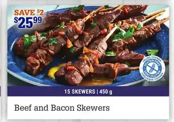 M & M Food Market Beef and Bacon Skewers offer