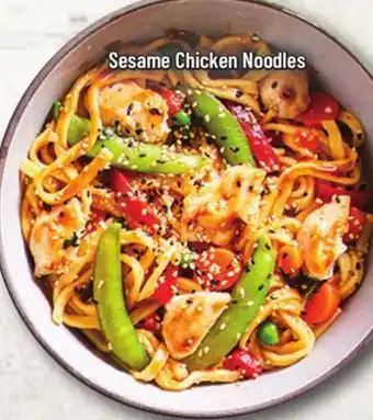 M & M Food Market Sesame Chicken Noodles offer