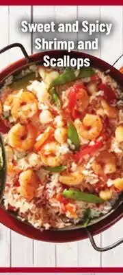 M & M Food Market Sweet and Spicy Shrimp and Scallops Kit offer