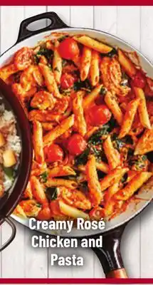 M & M Food Market Creamy Rosé Pasta and Cooking Sauce offer