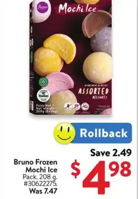 Walmart Bruno Frozen Mochi Ice offer