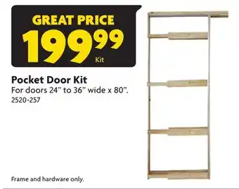 Home Hardware Pocket Door Kit offer