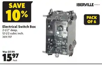 Home Hardware Electrical Switch Box offer