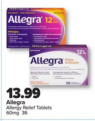 PharmaChoice Allegra Allergy Relief Tablets offer