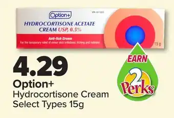 PharmaChoice Option+ Hydrocortisone Cream offer