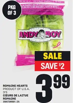 Independent City Market CŒURS DE LAITUE ROMAINE, 3'S offer