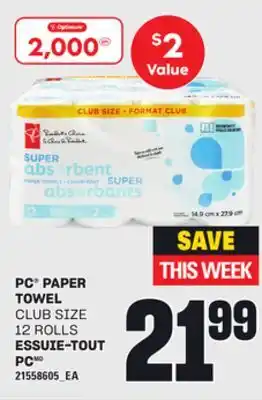 Independent City Market ESSUIE-TOUT PC, 12 ROLLS offer