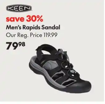 Sport Chek KEEN MEN'S RAPIDS SANDAL offer