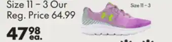 Sport Chek UNDER ARMOUR KIDS' OUTHUSTLE 2 ATHLETIC SHOE offer