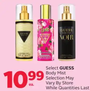 Rexall Select GUESS Body Mist offer