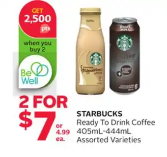 Rexall STARBUCKS Ready To Drink Coffee offer