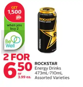 Rexall ROCKSTAR Energy Drinks offer