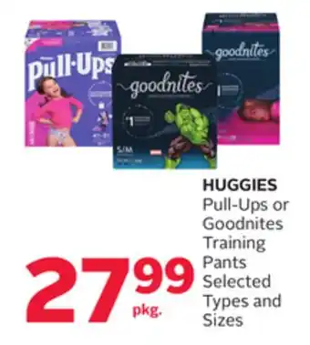 Rexall HUGGIES Pull-Ups or Goodnites Training Pants offer