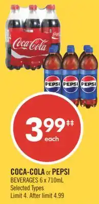 Shoppers Drug Mart COCA-COLA or PEPSI offer