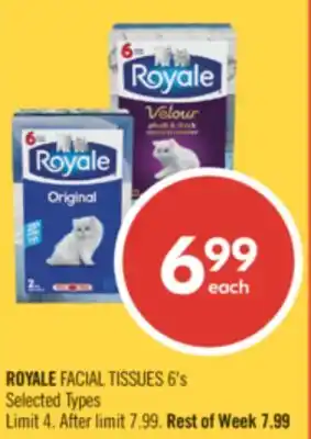 Shoppers Drug Mart ROYALE FACIAL TISSUES offer