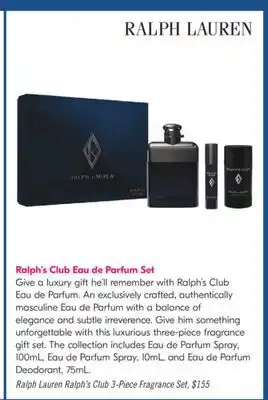 Shoppers Drug Mart Ralph's Club Eau de Parfum Set offer