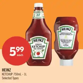 Shoppers Drug Mart HEINZ KETCHUP offer