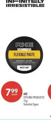 Shoppers Drug Mart AXE STYLING PRODUCTS offer