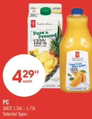 Shoppers Drug Mart PC JUICE offer