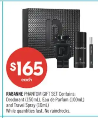 Shoppers Drug Mart RABANNE PHANTOM GIFT SET offer