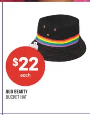 Shoppers Drug Mart QUO BEAUTY BUCKET HAT offer