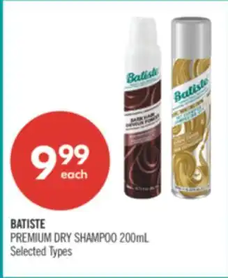 Shoppers Drug Mart BATISTE PREMIUM DRY SHAMPOO offer