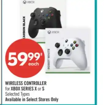 Shoppers Drug Mart WIRELESS CONTROLLER for XBOX SERIES X or S offer