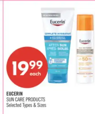 Shoppers Drug Mart EUCERIN SUN CARE PRODUCTS offer