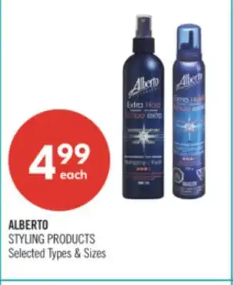 Shoppers Drug Mart ALBERTO STYLING PRODUCTS offer