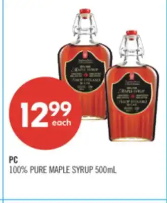 Shoppers Drug Mart PC 100% PURE MAPLE SYRUP offer